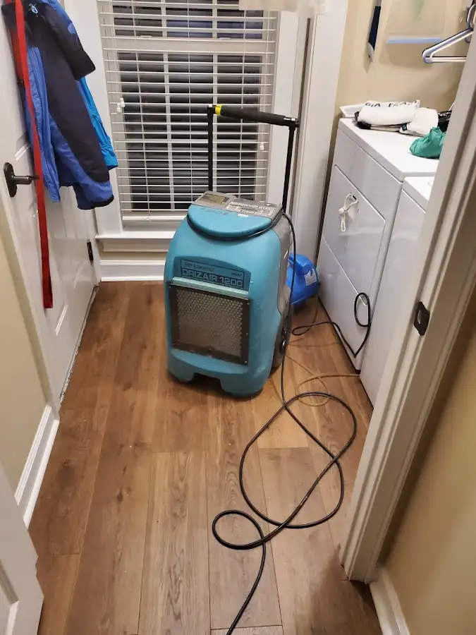 Commercial dehumidifier deployed for Flood Damage Cleanup in Otsego