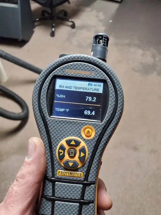 Moisture meter humidity assessment for Mold Remediation & Removal in Otsego